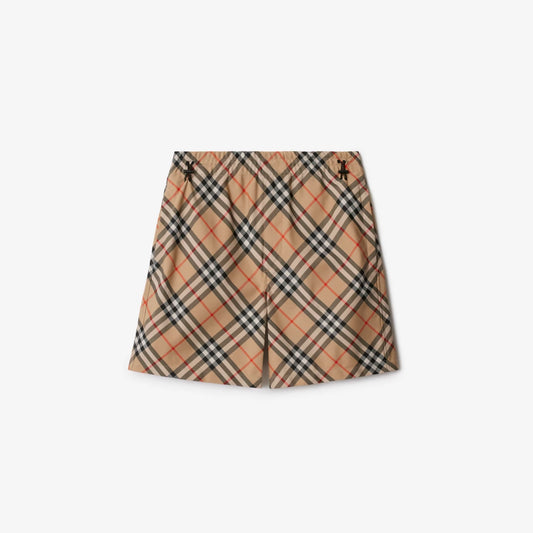 Burberry Check Shorts